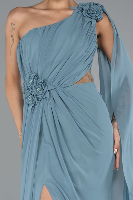 Long Mint Chiffon Evening Dress ABU5144