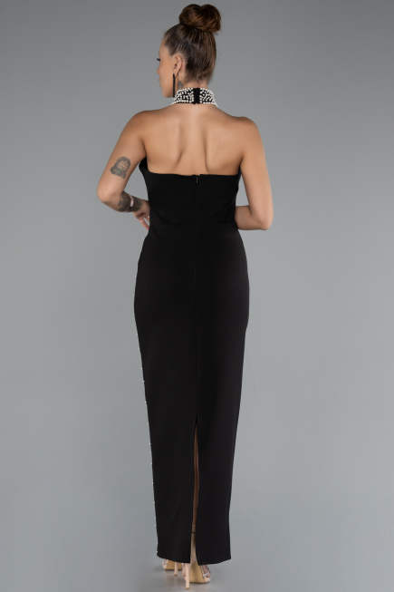 Midi Black Evening Dress ABK2399