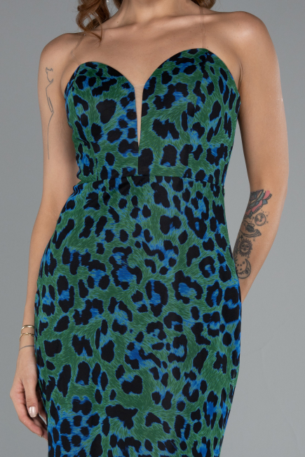 Long Green Evening Dress ABU5170