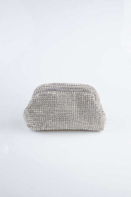 Silver Swarovski Evening Bag MN976