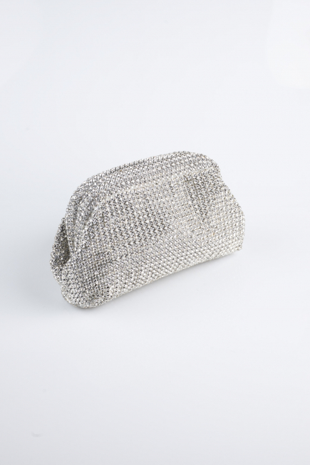 Silver Swarovski Evening Bag MN976