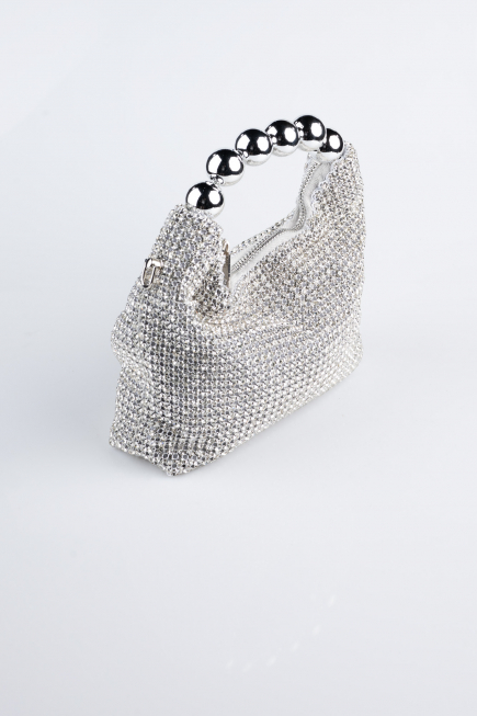 Silver Swarovski Night Bag MN980