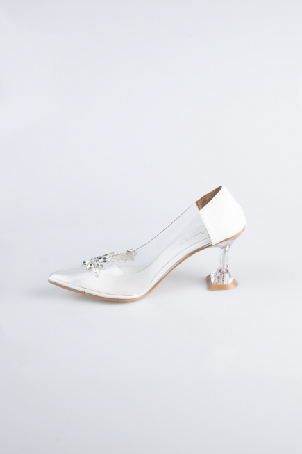 White Patent Leather Stiletto ABR1055
