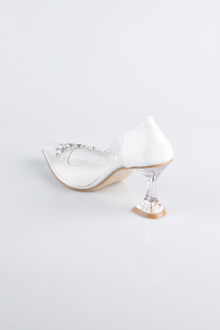 White Patent Leather Stiletto ABR1055