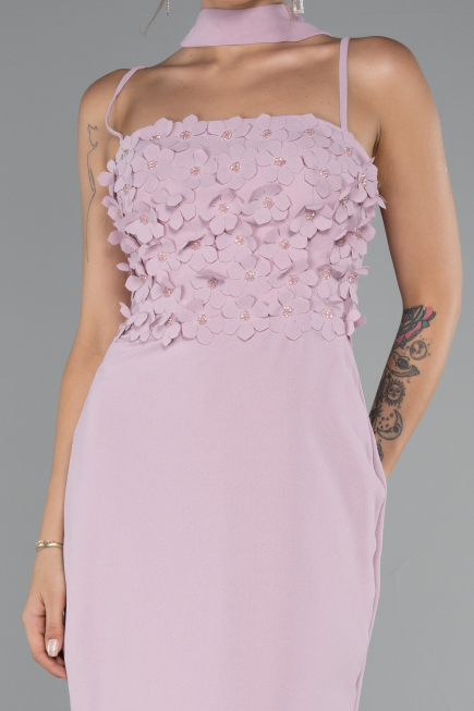 Long Powder Color Evening Dress ABU5181