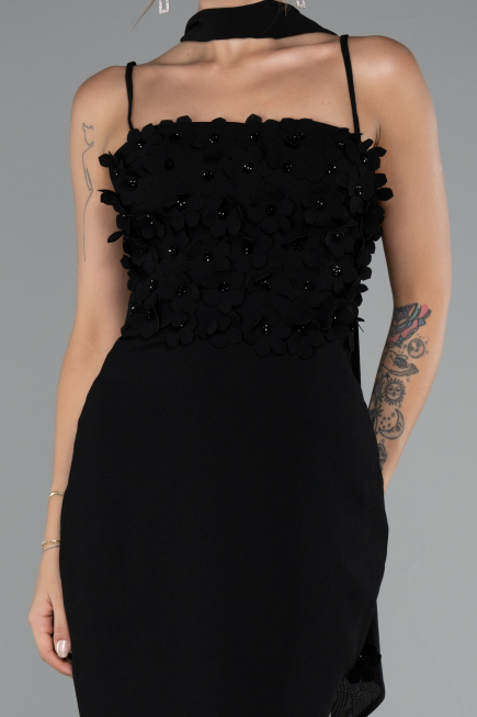 Long Black Evening Dress ABU5181