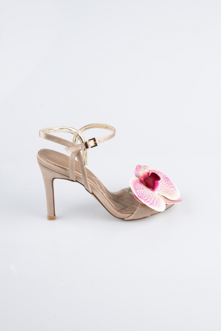 Mink Satin Evening Shoe AB1151