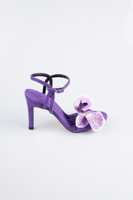 Purple Suede Evening Shoe ABN1151