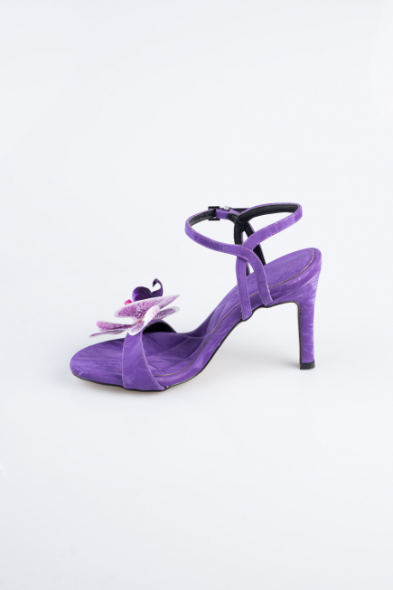 Purple Suede Evening Shoe ABN1151