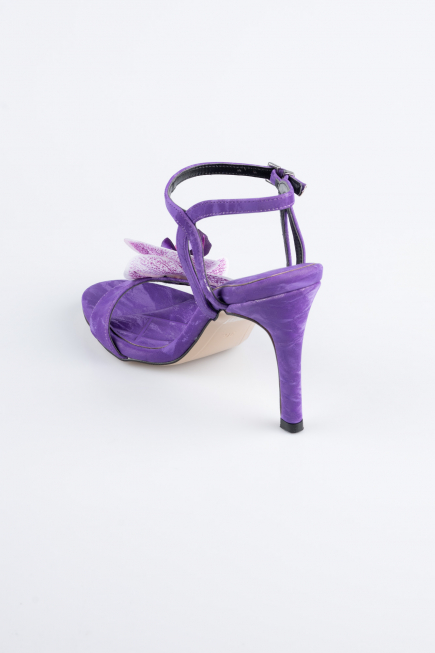 Purple Suede Evening Shoe ABN1151