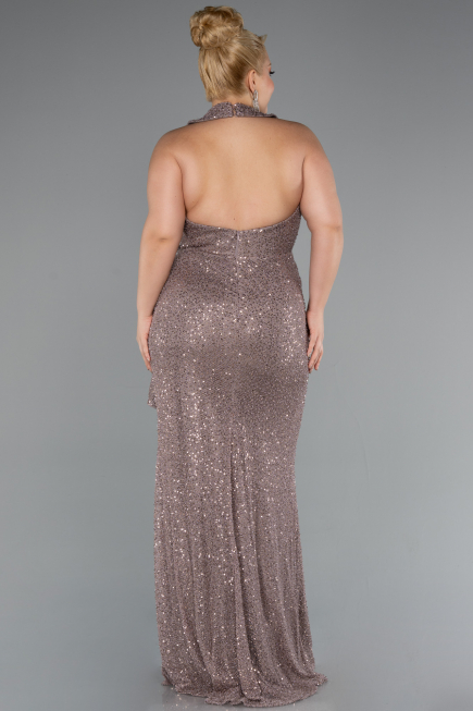 Long Mink Scaly Evening Dress ABU5209