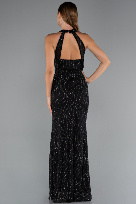 Long Black Evening Dress ABU5213