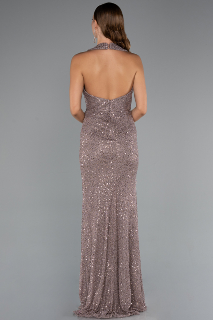 Long Mink Scaly Evening Dress ABU5209