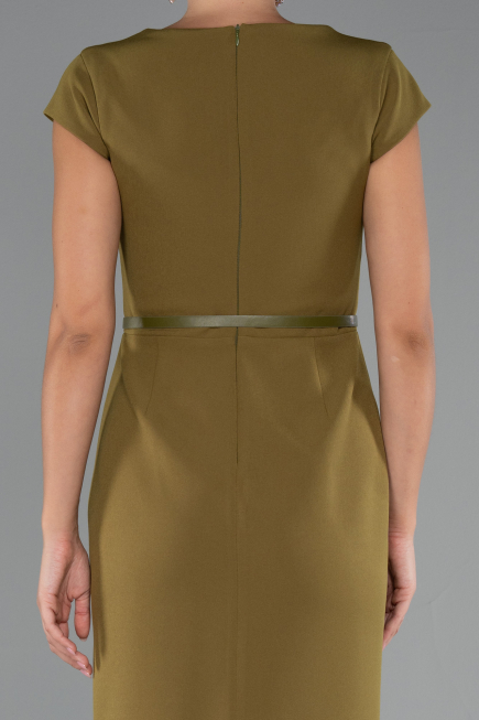 Midi Pistachio Green Cocktail Dress ABK2428