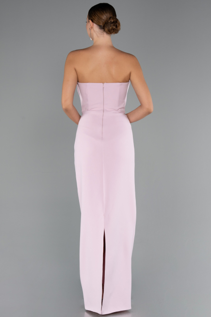 Long Powder Color Evening Gown ABU5235