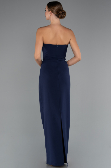 Long Navy Blue Evening Gown ABU5235