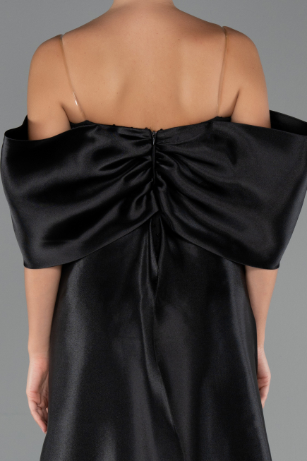 Long Black Beaded Evening Dress ABU5234