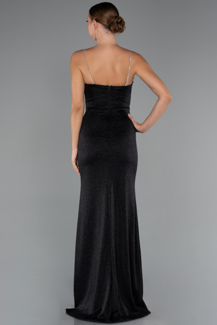Long Black Prom Gown ABU5245