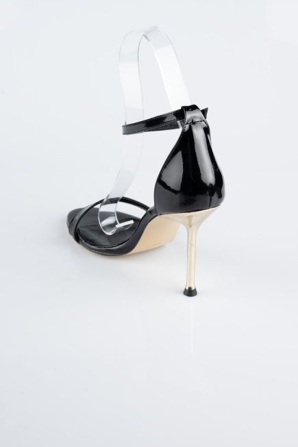 Black Patent Leather Evening Shoe ABR1157