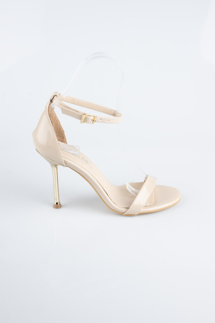 Mink Patent Leather Evening Shoe ABR1157