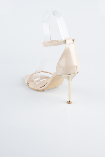 Mink Patent Leather Evening Shoe ABR1157