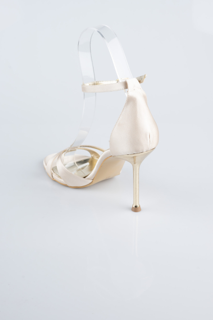Mink Satin Evening Shoe ABS1155
