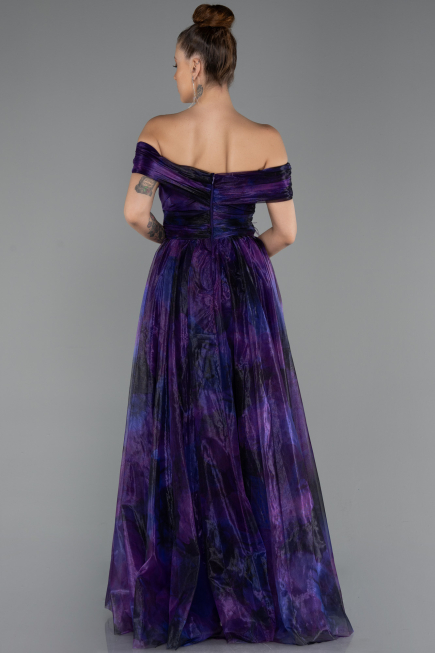 Long Purple Evening Dress ABU5262