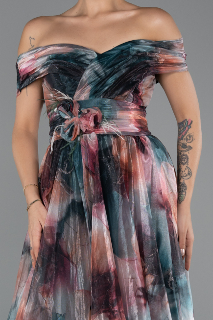 Long Onion Skin Evening Dress ABU5262