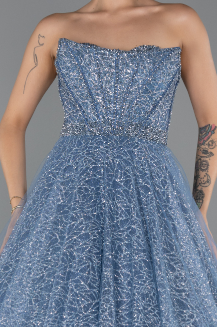 Long Indigo Evening Dress ABU5265