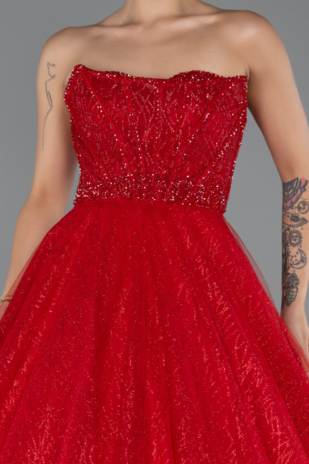 Long Red Evening Dress ABU5265
