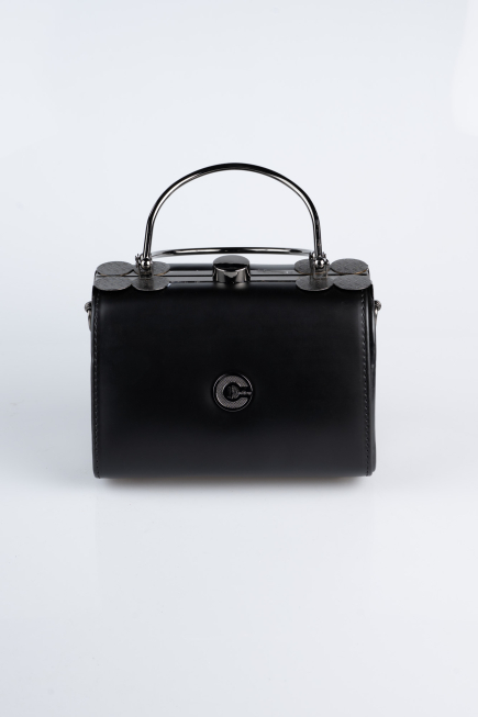 Black Leather Night Bag KC170