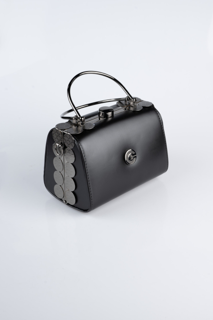 Black Leather Night Bag KC170