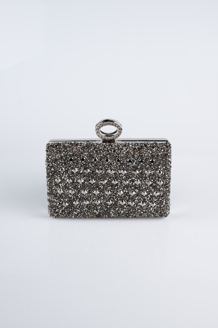 Platinum Silvery Evening Bag SH830