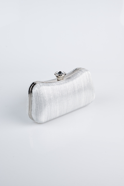 Silver Laser Cut Night Bag SH855