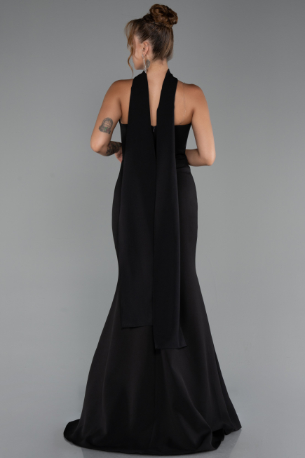 Long Black Mermaid Evening Gown ABU5282