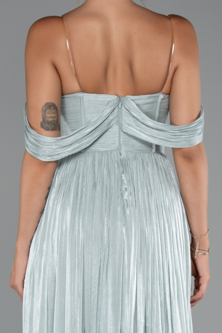 Long Mint Chiffon Cocktail Dress ABU5283