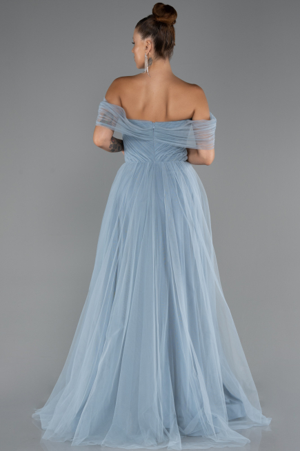 Long Light Blue Evening Dress ABU5302