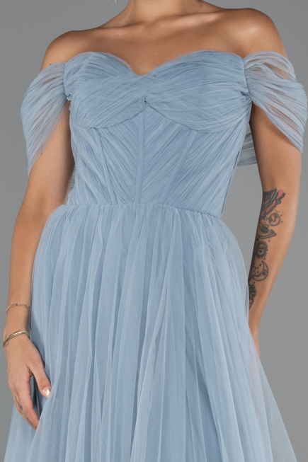 Long Light Blue Evening Dress ABU5302