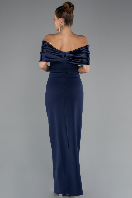 Long Navy Blue Evening Dress ABU5352