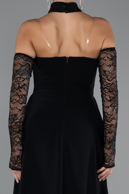 Long Black Evening Dress ABU5355