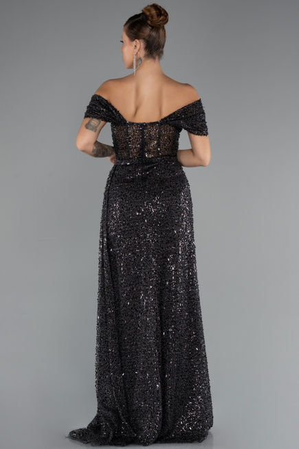 Long Black Evening Dress ABU5338