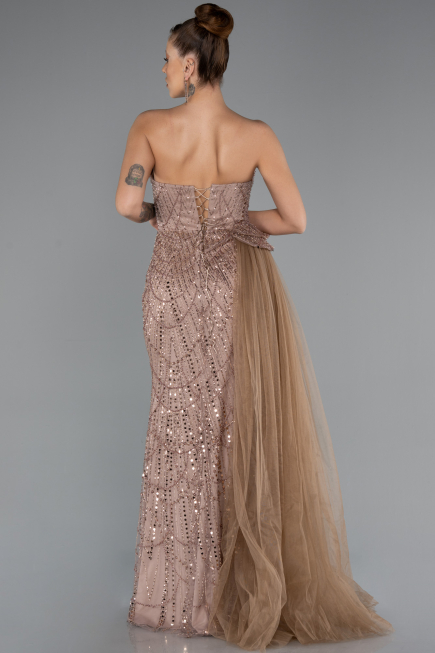 Long Mink Evening Dress ABU5425