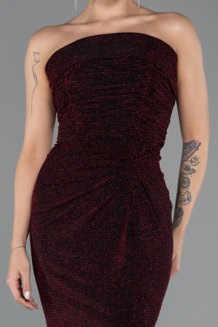 Long Burgundy Prom Gown ABU5445