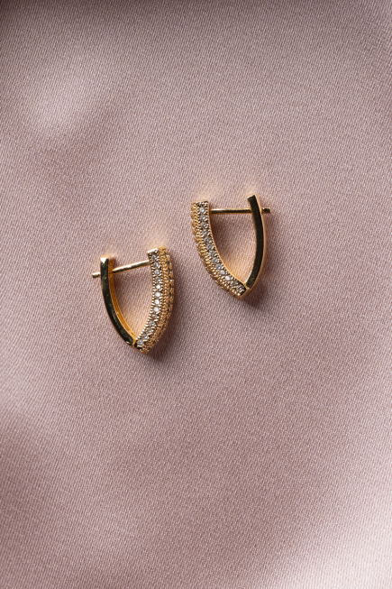 Gold Earring UK924