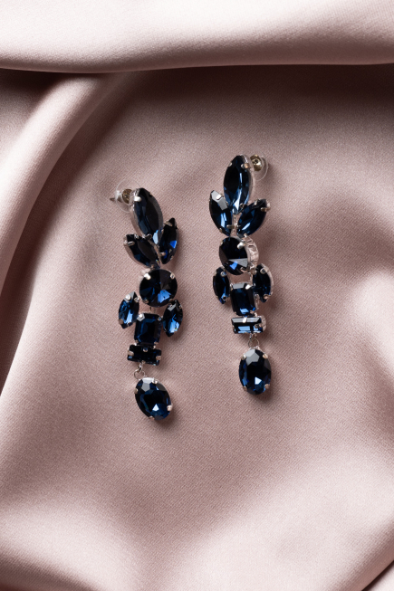 Navy Blue Earring UK930