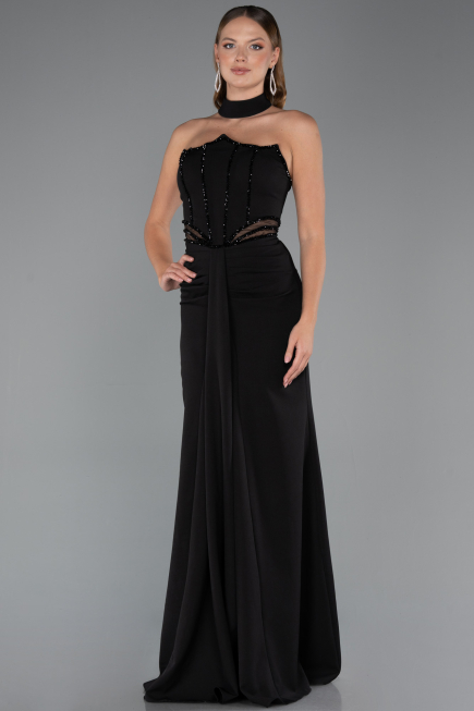 Long Black Evening Dress ABU5476