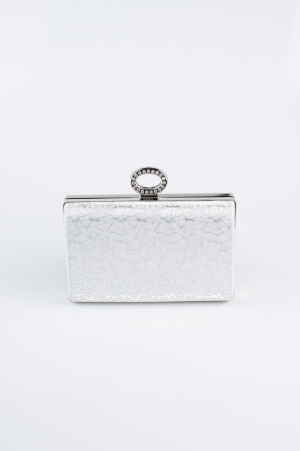Silver Patterned Night Bag SH858