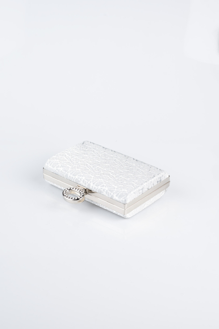 Silver Patterned Night Bag SH858