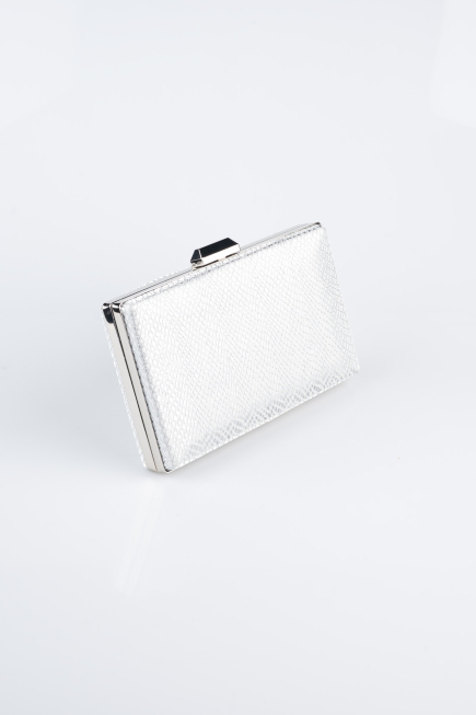 Silver Patterned Night Bag SH859