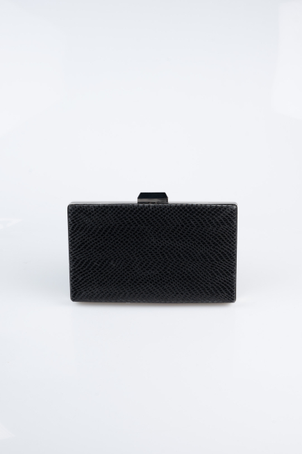 Black Patterned Night Bag SH859